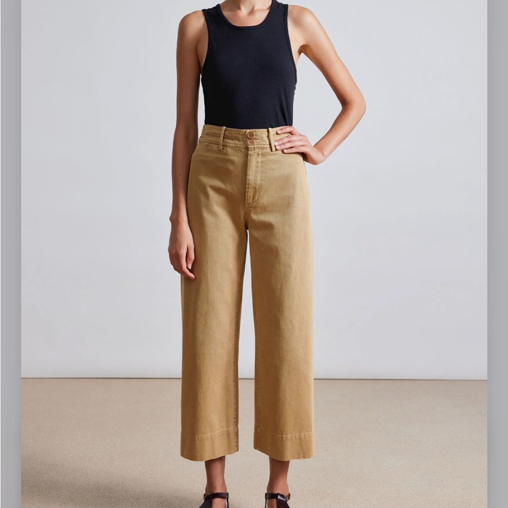 Apiece Apart mustard Merida chino pant
